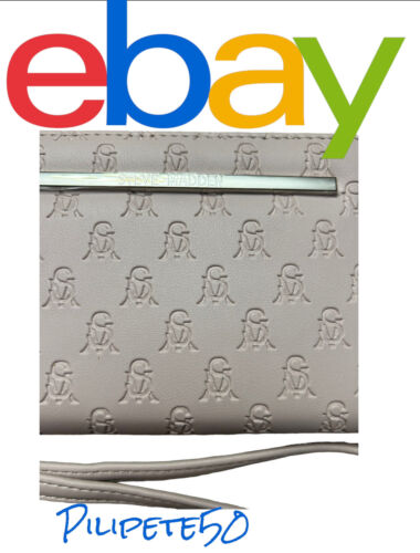 STEVE MADDEN WALLET WRISTLET ZIP AROUND PINK BLUSH STAMPED LOGO VERY DIFFERENT!!
