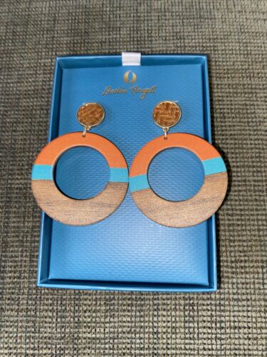 DARBIE ANGELL ~Earrings ~ Multicolor ~ Gold ~Tone Fashion Designer NIB ~ UNIQUE