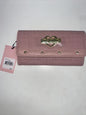 JUICY COUTURE BLUSH PINK~GLAM ELONGATED FLAP WALLET~CLUTCH STAMPED~JUST FOR YOU!