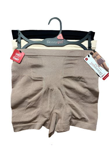 Skinnygirl Shaping Seamless Shorts Size M 3 Pairs~Style SG7016~TAMES YOUR TUMMY
