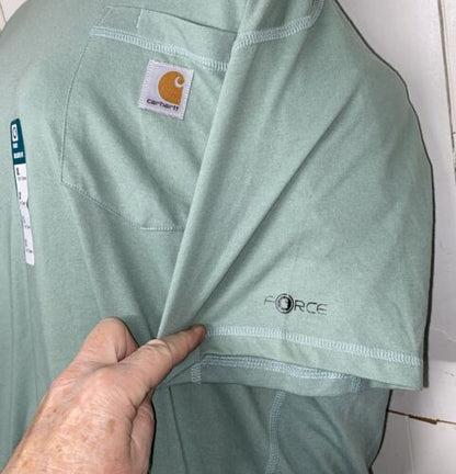 Carhartt Force Relaxed  Pocket T-Shirt XL Green Mid-weight Men’s NWT