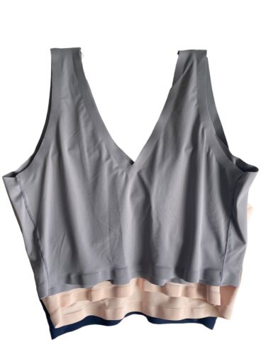 NÁUTICA 3~PACK INTIMATES LOUNGE SIZE XL BRAS LASER CUT MULTICOLOR-NT3794~MSRP$58