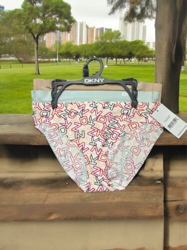 DKNY 3 Pack Bikini Panty-Women's-Sze XL- Laser Cut Style Logo & Solid Design-NWT