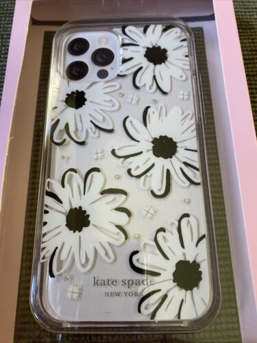 Kate Spade New York Protective Case iPhone 12 or 12 Pro  Floral White NEW