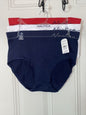 NAUTICA INTIMATES NT3397-3 PACK SUPER SOFT HIGH WAIST BRIEF PANTIES GREAT FIT-2X