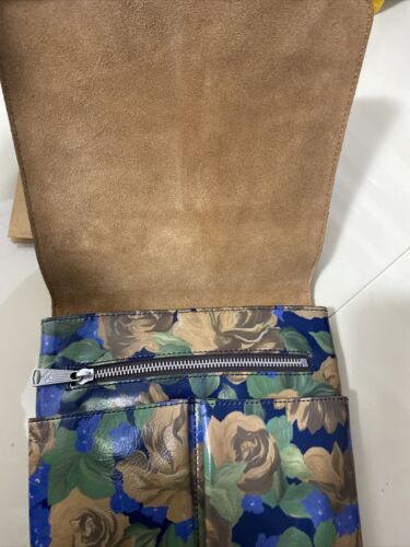 PATRICIA NASH Granada Blue Sky Rose Crossbody Handbag NEW BEAUTIFUL!!