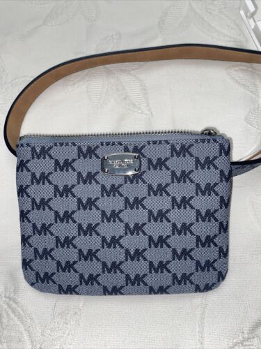 MICHAEL KORS  FANNY PACK BLUE/LIGHT BLUE SMALL  CLASSY & STYLISH! MSRP $78