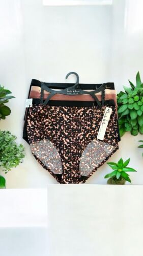 NICOLE MILLER~5 Pack FIT PANTIES~NO SHOW MID-RISE MULTICOLOR~ALL SIZES~GREAT FIT