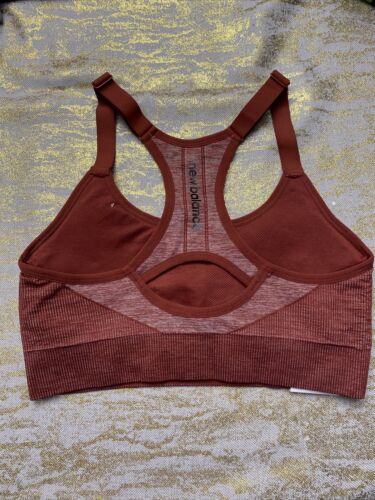 NEW BALANCE Medium Impact Sport Bra  #112004 Terra-cotta CLAY ￼FSD Size MEDIUM