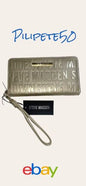 STEVE MADDEN WALLET WRISTLET METALIC GOLD STAMPED LOGO VERY CLASSY!!
