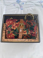 New PATRICIA NASH Mini Torri Card Key Case A029418 Rustic Nature Leather CUTE!!!