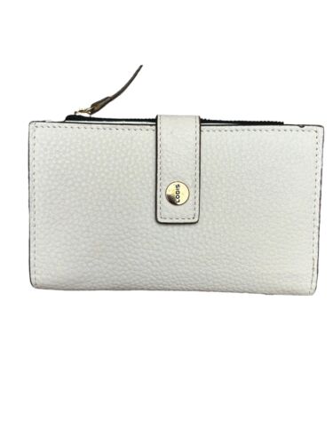 LODIS Coin Purse Bifold Card Wallet Yvory  Genuine Leather-ABSOLUTELY BEAUTIFUL!