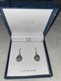 Annika Witt Made in Bali.925 Sterling Silver Small Mother of Pearl Earrings- NEW