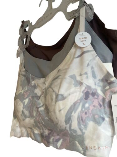 Danskin Intimates Invisible Support  BRAS,~Multicolor ~ 3-set ~ Size : L~DS3795