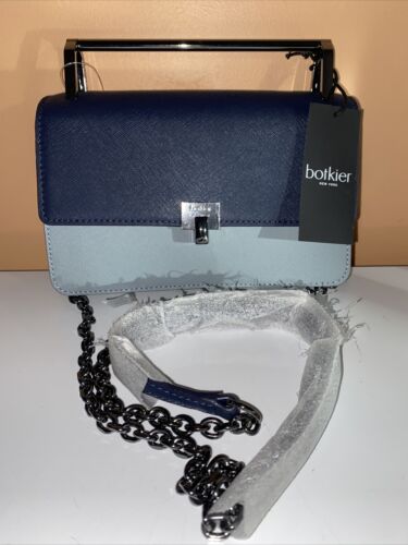 Botkier NEW YORK Lennox Small Cross Body Bag, Ink Blue Combo Retails $198 CLASSY