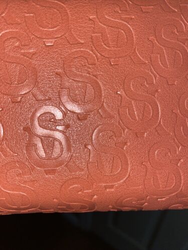 STEVE MADDEN WALLET WRISTLET STAMPED LOGO PAPAYA Zip Around STYLE!!!!