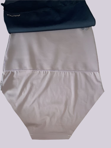 NAUTICA INTIMATES NT7239 2PKD MF SEAMLESS SHAPING BRIEF PANTIES GREAT FIT! ~Sz. L