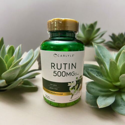 Rutin 500mg 200 Caplets Vegetarian Made USA