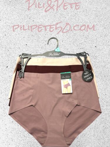 PRIMA VALENTINA 3 Pack PANTIES BRIEFS HI-CUT~77309~MULTICOLOR~SEAMLESS MF~SMALL