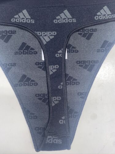 Adidas Women's 3-PK Blend Spandex THONG Underwear 4A2H96 (Size L)  MSRP $36