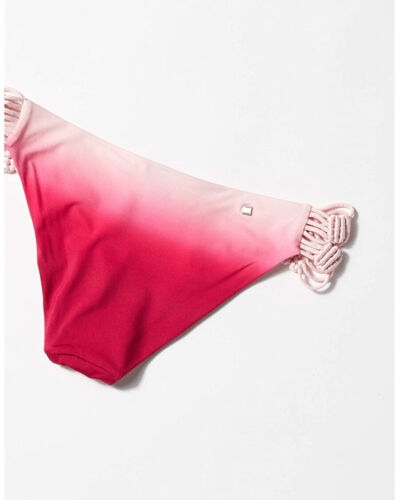 Dolce Vita Women's Swimsuit Set (2 pieces) with Macrame - Rose Ombré Size Medium
