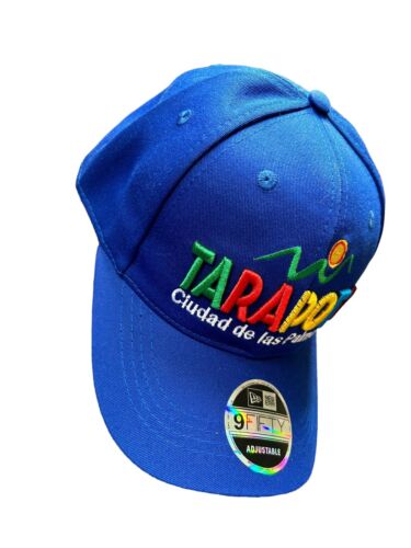 TARAPOTO~Peruvian Amazon Side~Hat Cap Blue Embroidered Multicolor Strap Back NEW