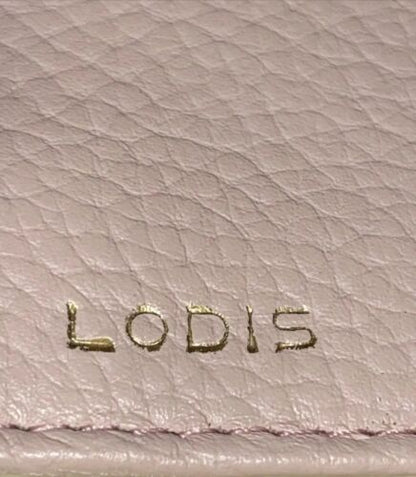 Lodis Blush Pink RFID Protection Card Case Window ID Genuine Leather Wallet