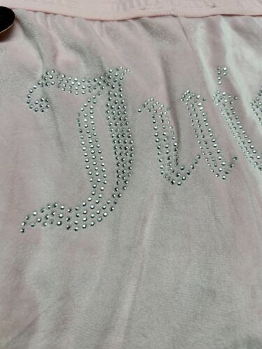 JUICY COUTURE Sleepwear, 2 Pair Velour Shorts, Size L~ Style JC1751~REAR FIND!