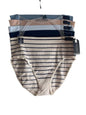 NAUTICA Size Medium 5-pk Multicolor Women's Ribbed Panties~NT3631~Logo MSRP $42