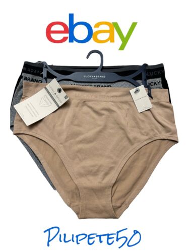 Lucky Brand Shaping High Waist Briefs Size 2XL~3 pair Style LVD38079~ EXCELLENT!
