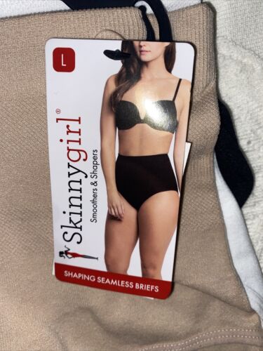 Skinnygirl Shaping Seamless Briefs Multicolor Size LARGE 3 pair SG7062~GREAT FIT