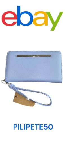 STEVE MADDEN WALLET WRISTLET (BLUE) PERIWINKLE - SOFT TEXTURED - RARE FIND!!!