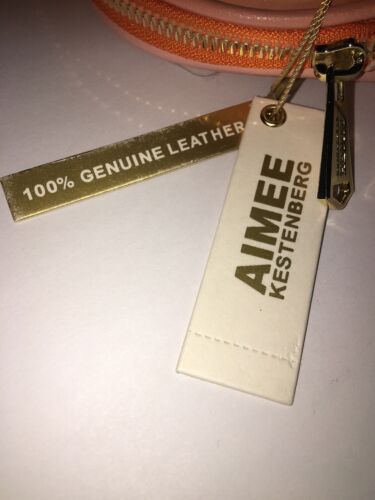 AIMEE KESTENBERG SET OF TWO COSMETIC BAGS~Genuine LEATHER ATHENA -Retail $98