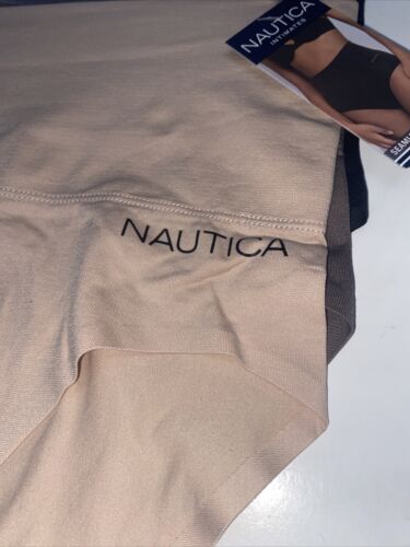 NAUTICA INTIMATES~Med~ NT7106 3PKD  SEAMLESS SHAPING BRIEF PANTIES GREAT FIT~NWT
