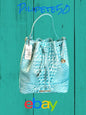 Brahmin Marlowe Bucket Shoulder  Handbag~Dusty Blue Melbourne~Genuine Leather⭐️