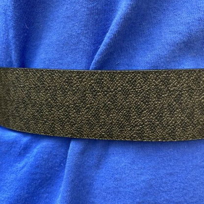 MICHAEL KORS BELT BLACK MK LOGO RECTANGLE GOLD BUCKLE REALLY NICE!!!