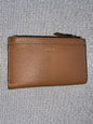 LODIS Pebbled Leather Compact Bifold Wallet  Cardholder Light Tan  New- CLASSY