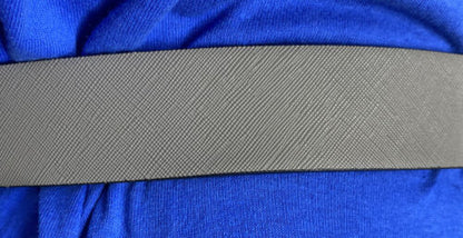 MICHAEL KORS BELT REVERSIBLE BLACK MK LOGO TO SOLID GRAY SILVER MK LOGO BUCKLE