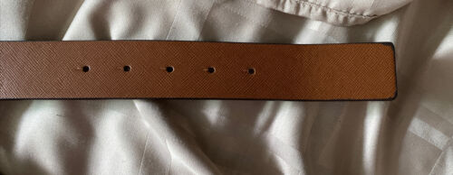 MICHAEL KORS BELT REVERSIBLE VIOLET MK LOGO TO LUGGAGE MK GOLD BUCKLE