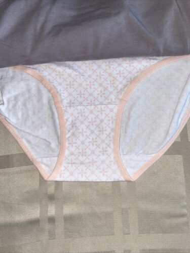 LAURA ASHLEY Intimates Cotton-Spandex Brief Panties~Size M~5 pair Style LS9221
