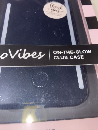 LuMee Duo Instafame Lighted Cases For IPhone Xs X Case Black Glitter UNIQUE~NEW