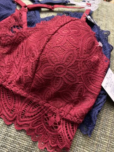 NÁUTICA 2PACK INTIMATES LACE COMFORT BRAS SIZE XLARGE RETAIL $48 BEAUTIFUL NEW