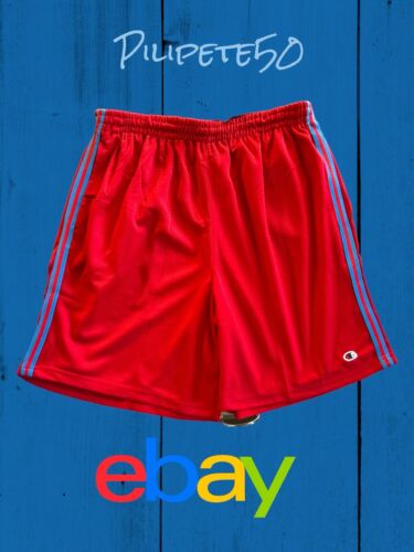 Champion Basketball Shorts Mens 2XL Red Mesh Gym NEW