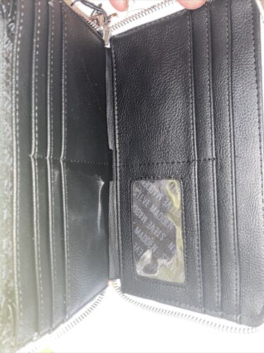 STEVE MADDEN WALLET WRISTLET ORANGE BLUSH TWO TONE