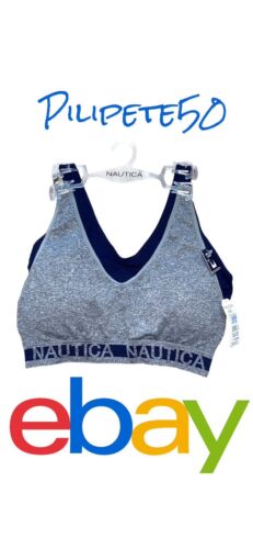 NÁUTICA 2PACK INTIMATES LOUNGE COMFORT BRAS SIZE L RETAIL $42 BEAUTIFUL NEW