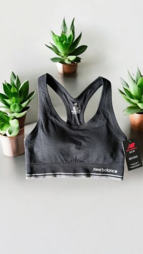 NEW BALANCE~Sports Bra~Medium Impact~Black & Heather Gray~ALL SIZES~ GREAT FIT!
