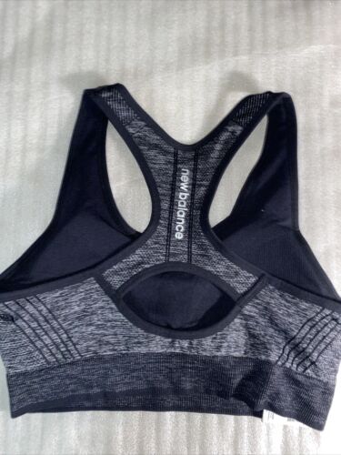 NEW BALANCE Women's Sports Bra ~MEDIUM IMPACT~Style112002~Black FSD~ALL SIZES
