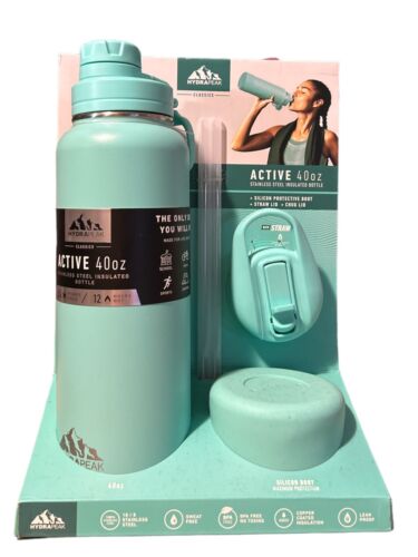 HydraPeak Women’s Active 40oz Stainless Steal Insulated Bottle