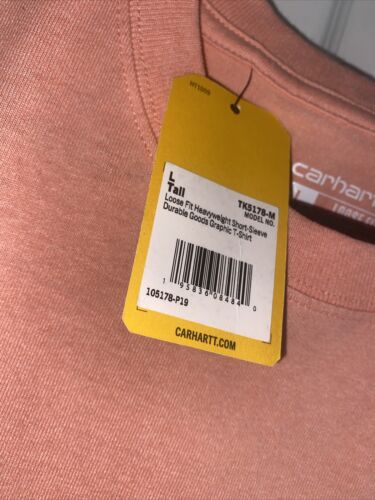 Carhartt Loose Fit Heavyweight Short Sleeve Durable Goods Graphic Tshirt Large