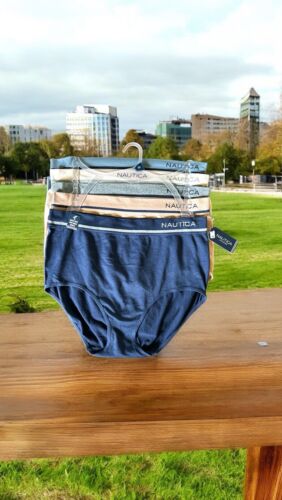 NAUTICA 5 Pack FIT BRIEFS~PLUS SIZES~MULTICOLOR~ NT9197~ALL SIZES~GREAT FIT!